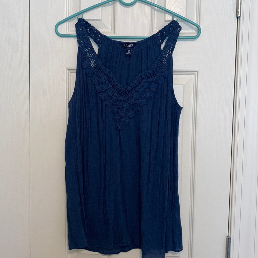 Chaps Racer back top